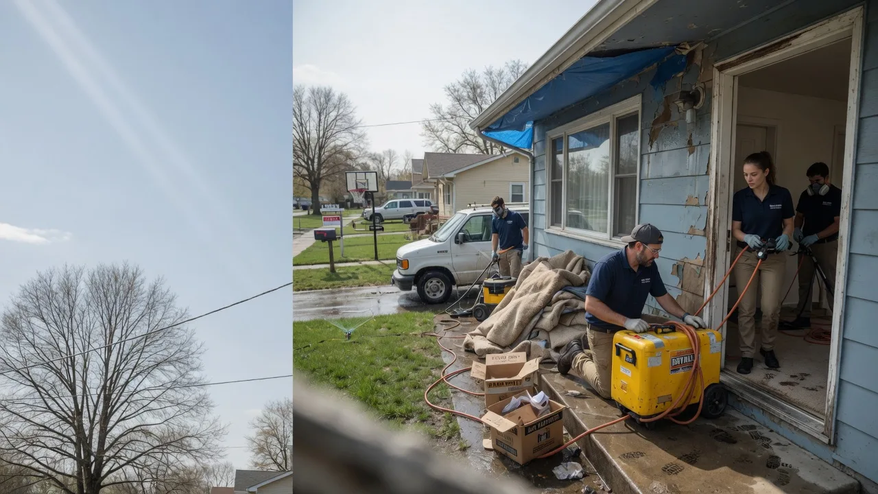 Basement Flood Cleanup in Van, WV near me